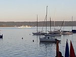 Blick von der Seebühne auf den Ammersee