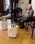Prof. Bermbach mit Klaus Florian Vogt