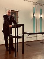 K. Billand bei der Eröffnungsrede