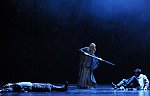 Brünnhilde mit Wotan, 3. Aufzug Götterdämmerung
