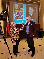 Interview vor der Buchpräsentation