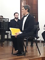 Radu Pantea beim Prélude Religieux (pendant L'Offertoire)