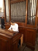 Radu Pantea an der Orgel in Recife