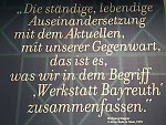 Die "Werkstatt Bayreuth"